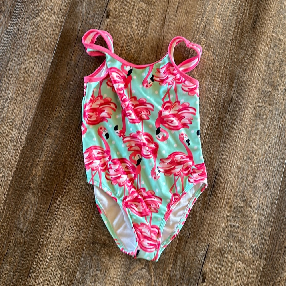 Gymboree flamingo swimsuit